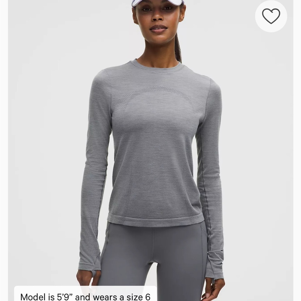 Swiftly Wool Long Sleeve Lululemon Top